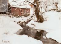 Thaulow, Frits - Winter on the Isle of Stord
